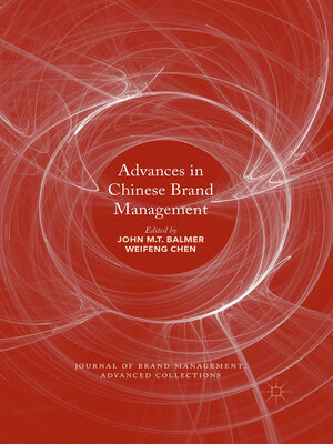 cover image of Advances in Chinese Brand Management